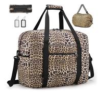 SPAHER Easyjet Airlines Cabin Bag 45x36x20 Foldable Travel Duffle Weekend Gym Bags for Women Waterproof Overnight Hospital Holdall Bag Handbag Large Carry on Underseat Hand Luggage