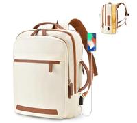 SPAHER Extendable Cabin Bag 40x30x15 British Airways to 40x30x20 Wizzair Underseat Travel Cabin Laptop Backpack 15.6 Inch with USB Charging Port and Wet Pockets Carry on Backpack Men Women Rucksack