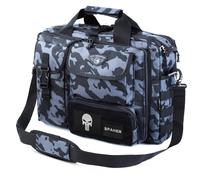 SPAHER Mens Laptop Bag Briefcases for Men 14/15.6/17.3 Inch Briefcase Business Work Laptop Handbag Shoulder Bag Office Bag for Men Oxford Laptop Messenger Bag