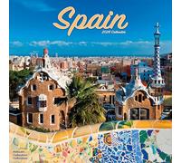Spain 2026 Calendar | Square Wall Calendar | Travel Gift | Plastic Free Packaging | by Avonside Publishing