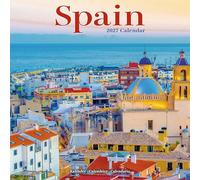 Spain 2027 Calendar | Square Wall Calendar | Travel Gift | Plastic Free Packaging | by Avonside Publishing