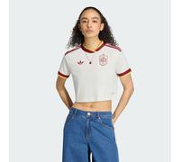 adidas Sports T-shirts Awat Crop Spain Football Jersey in White EU L