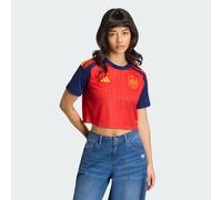 adidas Sports T-shirts Home Crop Spain Football Jersey in Multicolour EU M