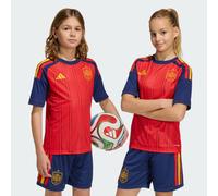 adidas Junior Spain Replica 26 Home Football Kit, Red, Size 7-8 Years Red