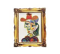 Spain 3D Famous Picasso Painting Refrigerator Fridge Magnet Tourist Souvenirs Handmade Resin Craft Magnetic Stickers Home Kitchen Decoration Travel Gift