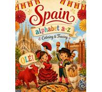 Spain A to Z Tracing and Coloring Book
