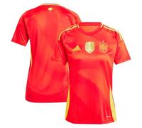 adidas Spain 2024 Womens Home Shirt Red