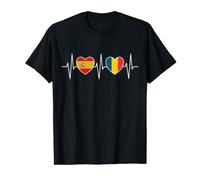 Spain And Romania Romanian Flag Flags T-Shirt