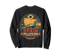 Spain Barcelona Madrid Valencia Sevilla N W E S Spain Total Sweatshirt