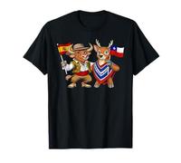 Spain Chile Flag Spanish Chilean Roots Spanish Chilean T-Shirt