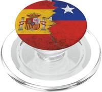 Spain & Chile Flags - Spanish Chilean PopSockets PopGrip for MagSafe