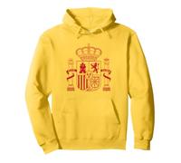 Spain Coat of Arms - Spanish Heritage Distressed Pullover Hoodie