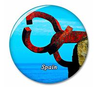 Spain Comb Of The Wind San Sebastian Fridge Magnet Decorative Magnet Bottle Opener Tourist City Travel Souvenir Collection Gift Strong Refrigerator Sticker