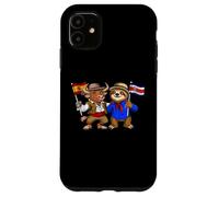 Spain Costa Rica Flag Spanish Costa Rican Roots Case for iPhone 11