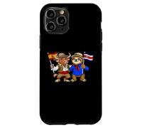 Spain Costa Rica Flag Spanish Costa Rican Roots Case for iPhone 11 Pro