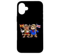 Spain Costa Rica Flag Spanish Costa Rican Roots Case for iPhone 16 Plus