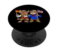 Spain Costa Rica Flag Spanish Costa Rican Roots PopSockets Adhesive PopGrip