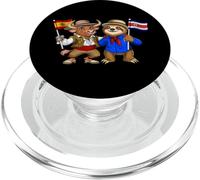 Spain Costa Rica Flag Spanish Costa Rican Roots PopSockets PopGrip for MagSafe