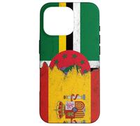 Spain & Dominica Flags - Spanish Dominican Case for iPhone 16 Pro