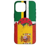 Spain & Dominica Flags - Spanish Dominican Case for iPhone 16 Pro Max
