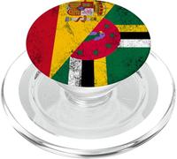 Spain & Dominica Flags - Spanish Dominican PopSockets PopGrip for MagSafe