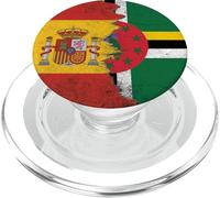 Spain & Dominica Flags - Spanish Dominican PopSockets PopGrip for MagSafe