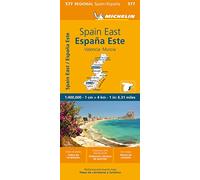 Spain East, Valencia, Murcia - Michelin Regional Map 577: Straßen- und Tourismuskarte 1:400.000