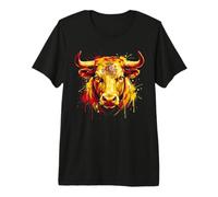 Spain ESP 26 Fan Spanish Bull Flag Art Empowering Premium T-Shirt