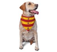Spain Flag Dog Bandanas Triangle Scarf for Cats and Dogs Adjustable Pet Neck Accessory Decorative Washable Durable