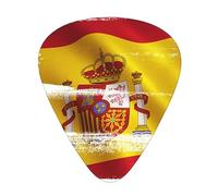 Spain Flag Guitar Paddle 12 Pack Guitar Pickup Suitable For Playing Acoustic Guitars, Electric Guitars, Etc.