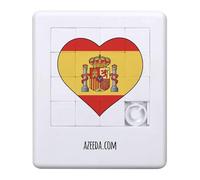 'Spain Flag Heart' Sliding Puzzle (PZ00036053)