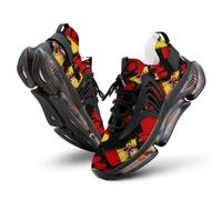 Spain Flag Nation Spirit Men's Running Shoe 12men（EUR46）