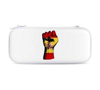 Spain Flag Nation Spirit Storage Bag Compatible with Switch Portable Carrying Case Protector Bags with 15 Games Accessories