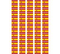 Spain Flag self Adhesive matt Paper Labels/Stickers