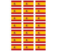 Spain Flag self Adhesive matt Paper Labels/Stickers