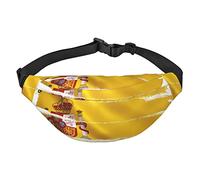 Spain Flag Waist Bag. Lightweight And Waterproof, Suitable For Travel And Daily Use, Fashionable Design, For Men And Women.