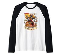 Spain Flamenco Dance Seville Andalusia Barcellona España Men Raglan Baseball Tee