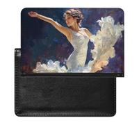 Spain Flamenco Dancer Trendy Passport Holder Credit Card Cover Travel Essentials Wallet