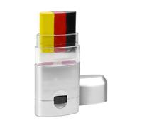 Spain, France, Germany, Brazil: Flag Face Make-Up, Stripes, Fan Brush, Colouring Pencil, Football and Body Makeup for Fans, Fans, European Championships, Sporting Events, National Holidays, Tricol