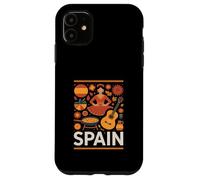 Spain Funny Spanish Culture Flamenco Guitar Paella Case for iPhone 11