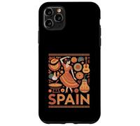 Spain Funny Spanish Culture Flamenco Guitar Paella Case for iPhone 11 Pro Max