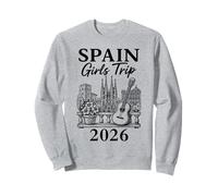Spain Girls Trip 2026 Travel Girls Sweatshirt