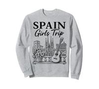 Spain Girls Trip Travel Girls Sweatshirt