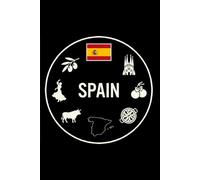 Spain: Graph Paper Notebook: Minimalist Spanish Icons Edition | 5x5 Grid Journal | Nations of the World Series