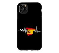 Spain Heartbeat Spanish Flag Map Case for iPhone 11 Pro Max