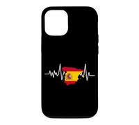 Spain Heartbeat Spanish Flag Map Case for iPhone 12/12 Pro