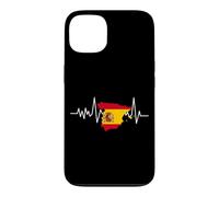 Spain Heartbeat Spanish Flag Map Case for iPhone 13