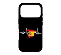 Spain Heartbeat Spanish Flag Map Case for iPhone 17 Pro