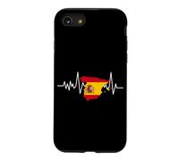 Spain Heartbeat Spanish Flag Map Case for iPhone SE (2020) / 7/8
