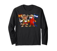 Spain Honduras Flag Spanish Honduran Roots Spanish Honduran Long Sleeve T-Shirt